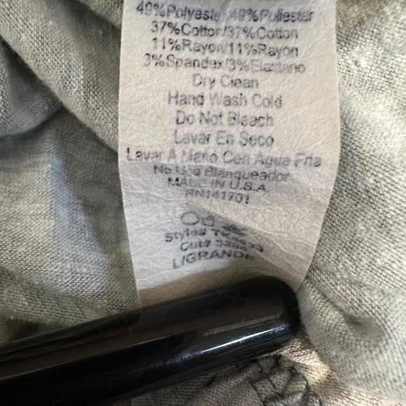 143 Story By Line Uo Women's Grey Pink Floral Tunic Top Size L - Picture 6 of 11